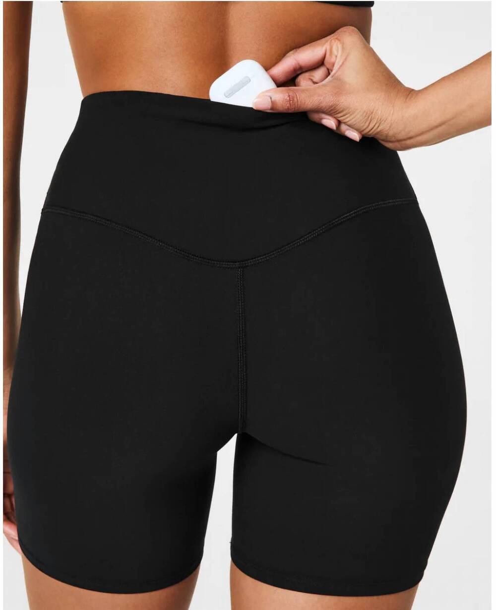 NEW SPANX spanx on form bike short in black